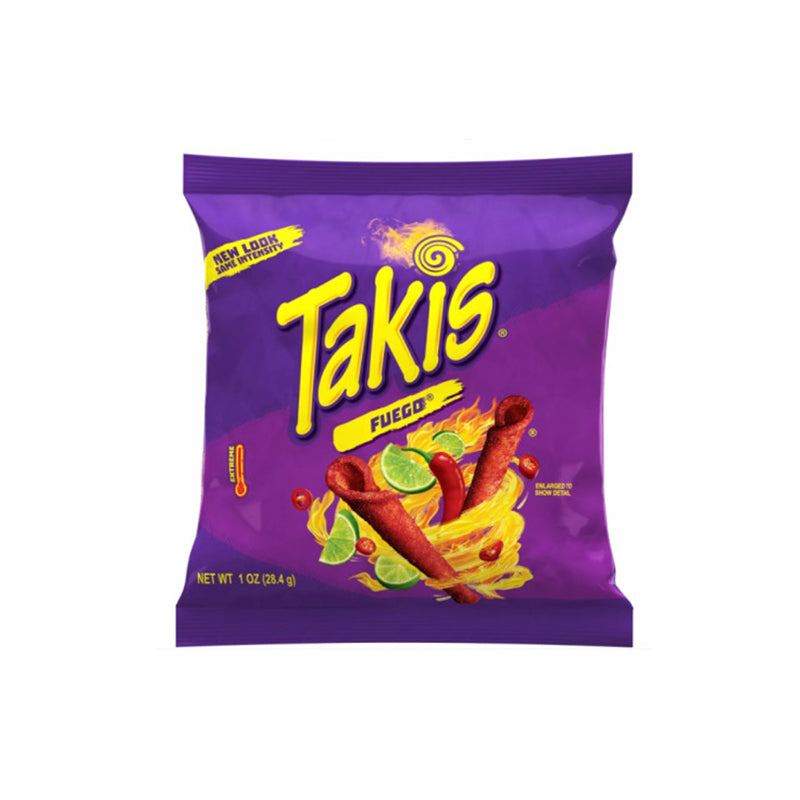 Takis Fuego Rolled Tortilla Chips,1oz 46pk 1.3kg